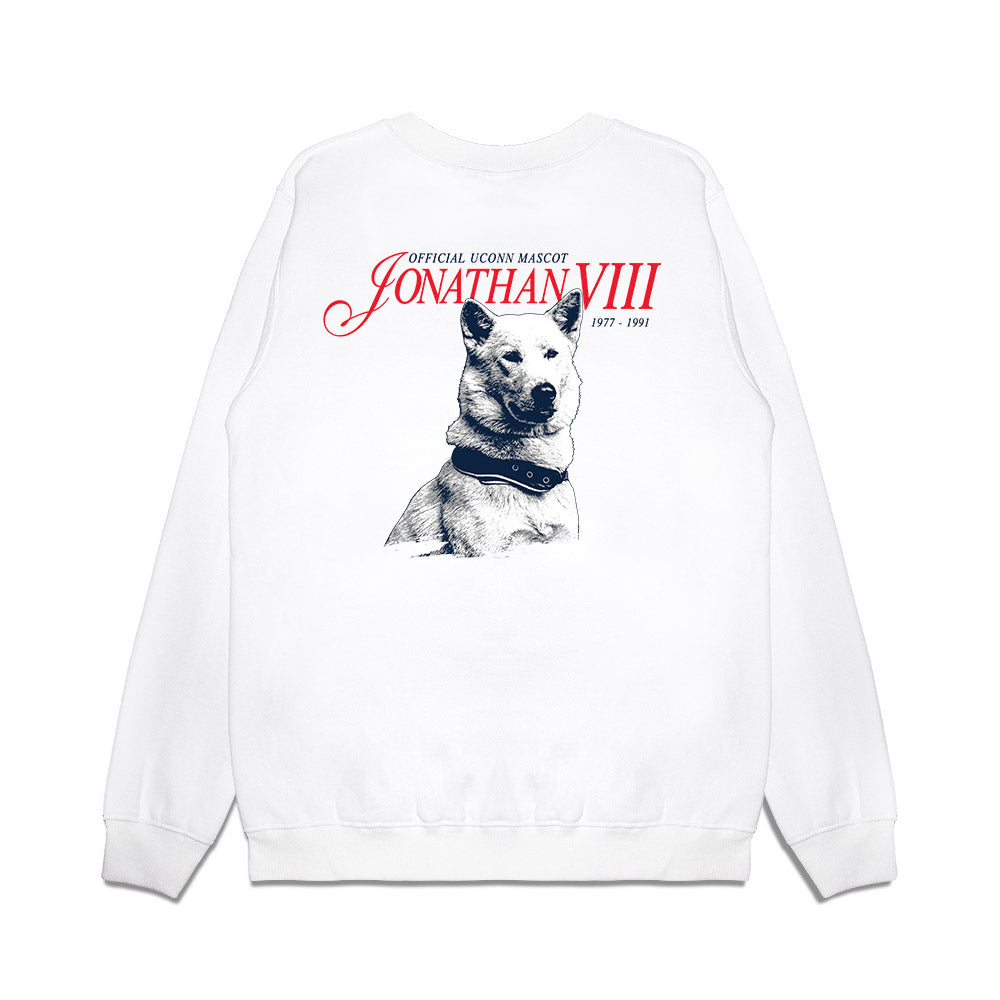 UConn - Huskies Mascot : Jonathan VIII - Legacy Premium Crewneck Sweatshirt-1