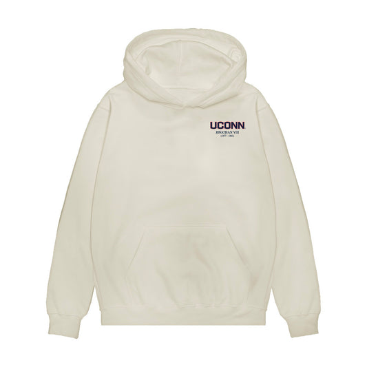 UConn - Huskies Mascot : Jonathan VIII - Legacy Premium Hooded Sweatshirt-0