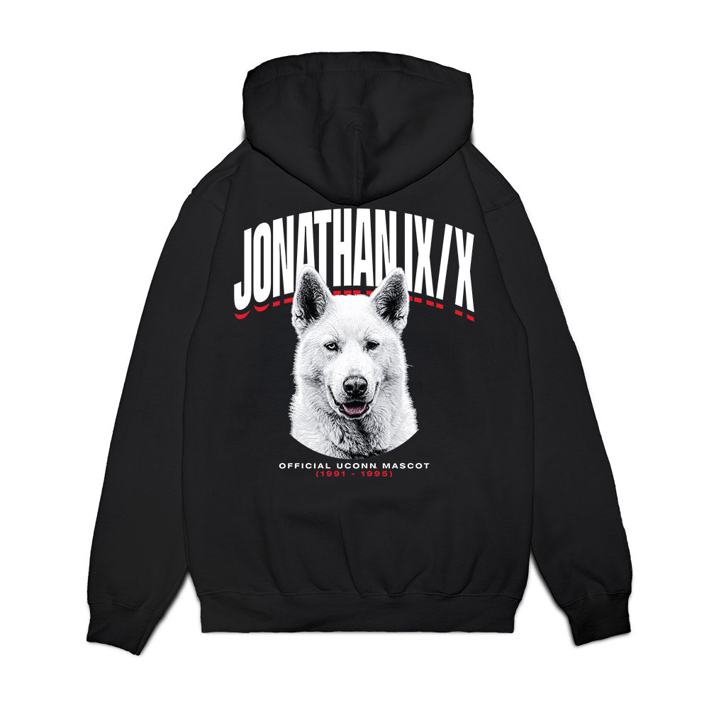 UConn - Huskies Mascot : Jonathan IX/X - Hero Premium Hooded Sweatshirt-1