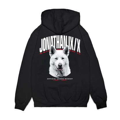 UConn - Huskies Mascot : Jonathan IX/X - Hero Premium Hooded Sweatshirt-1