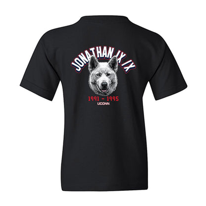 UConn - Huskies Mascot : Jonathan IX/X - Caricature Youth T-Shirt-1