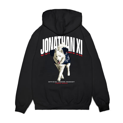 UConn - Huskies Mascot : Jonathan XI - Hero Premium Hooded Sweatshirt-1