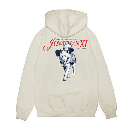 UConn - Huskies Mascot : Jonathan XI - Legacy Premium Hooded Sweatshirt-1