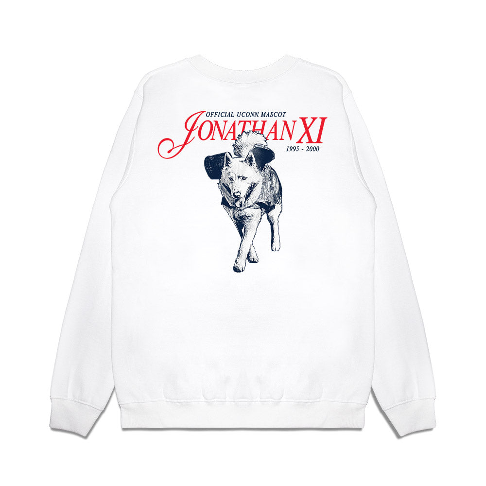 UConn - Huskies Mascot : Jonathan XI - Legacy Premium Crewneck Sweatshirt-1