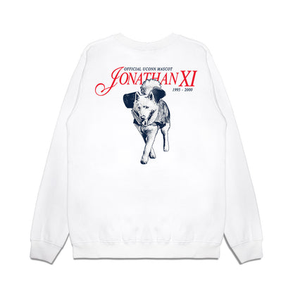 UConn - Huskies Mascot : Jonathan XI - Legacy Premium Crewneck Sweatshirt-1