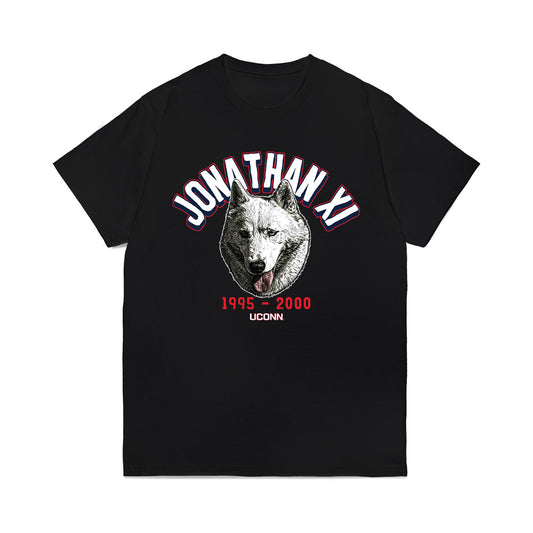 UConn - Huskies Mascot : Jonathan XI - Caricature Comfort Colors T-Shirt-0