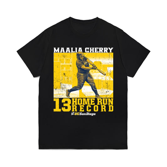 UCSD - NCAA Softball : Maalia Cherry - Comfort Colors T-Shirt-0