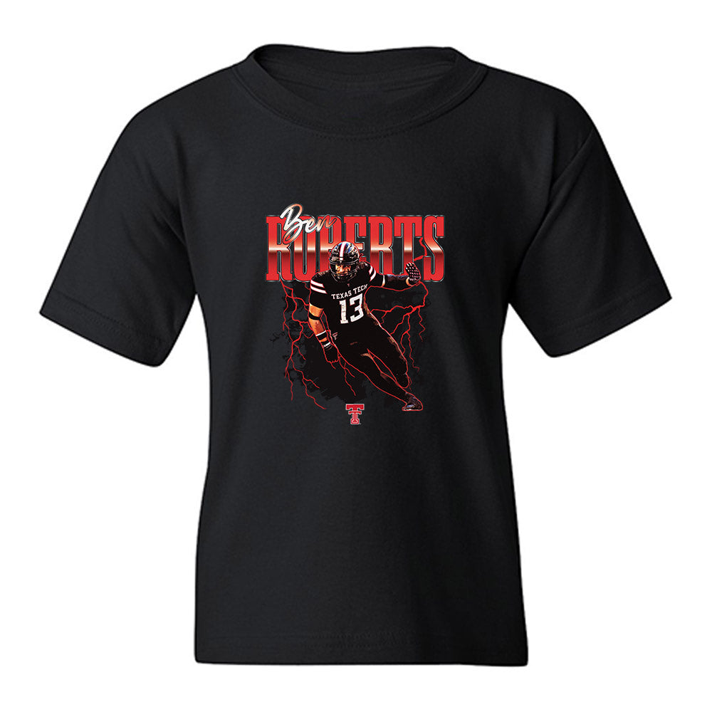 Texas Tech - NCAA Football : Ben Roberts - Collage Youth T-Shirt-0