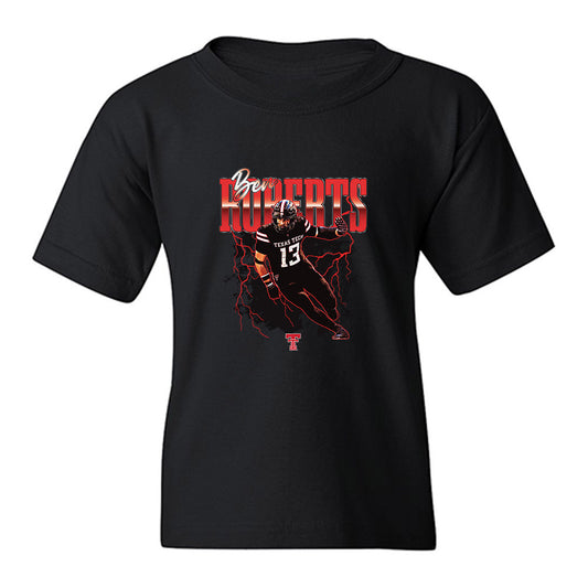 Texas Tech - NCAA Football : Ben Roberts - Collage Youth T-Shirt-0