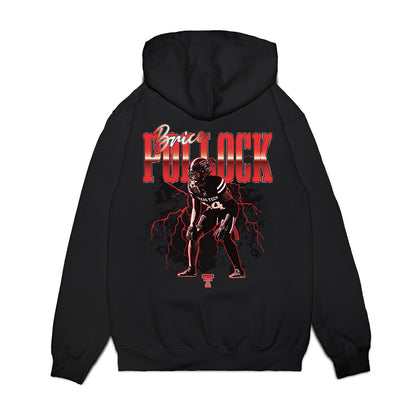 Texas Tech - NCAA Football : Brice Pollock - Collage Premium Hooded Sweatshirt-1