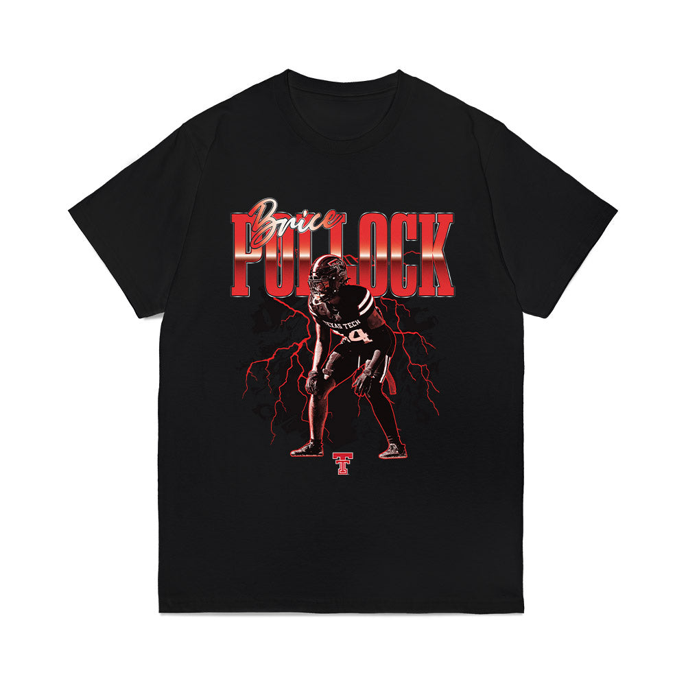 Texas Tech - NCAA Football : Brice Pollock - Collage Comfort Colors T-Shirt-0