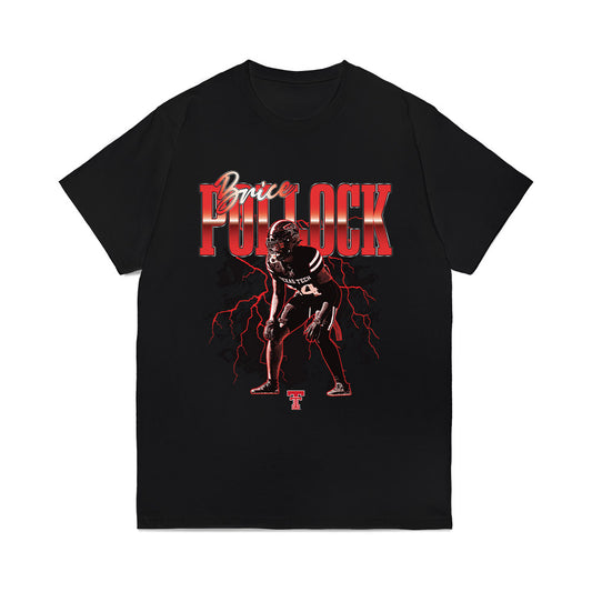 Texas Tech - NCAA Football : Brice Pollock - Collage Comfort Colors T-Shirt-0