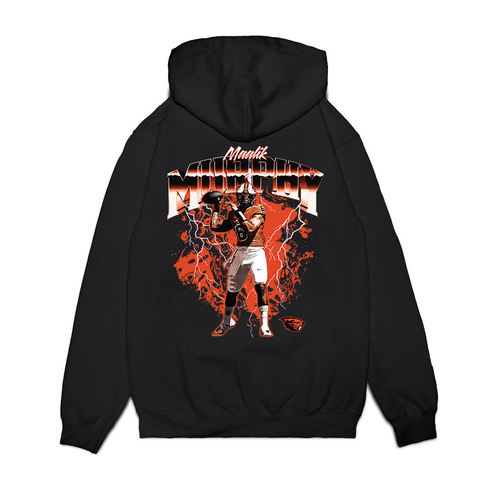 Oregon State - NCAA Football : Maalik Murphy - Collage Premium Hooded Sweatshirt-1