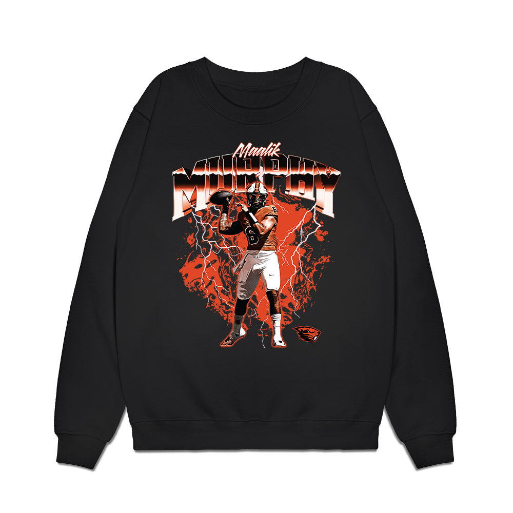 Oregon State - NCAA Football : Maalik Murphy - Collage Premium Crewneck Sweatshirt-0