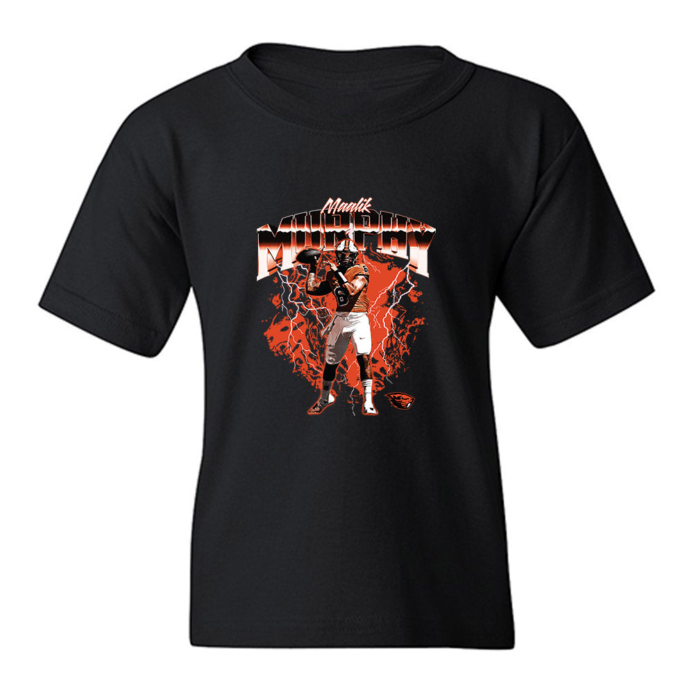 Oregon State - NCAA Football : Maalik Murphy - Collage Youth T-Shirt-0