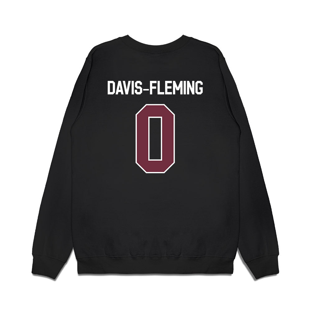 Mississippi State - NCAA Men's Basketball : Jamarion Davis-Fleming - Classic Shersey Premium Crewneck Sweatshirt-1