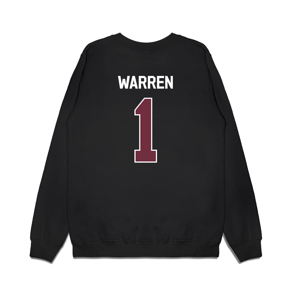 Mississippi State - NCAA Men's Basketball : Dellquan Warren - Classic Shersey Premium Crewneck Sweatshirt-1