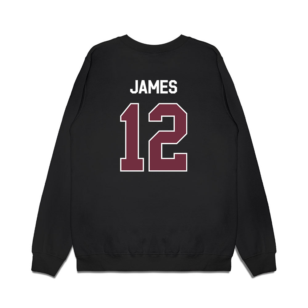 Mississippi State - NCAA Baseball : Chone James - Classic Shersey Premium Crewneck Sweatshirt-1