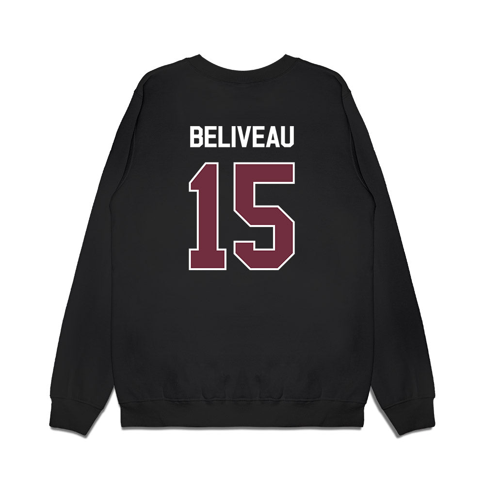 Mississippi State - NCAA Baseball : Tanner Beliveau - Classic Shersey Premium Crewneck Sweatshirt-1