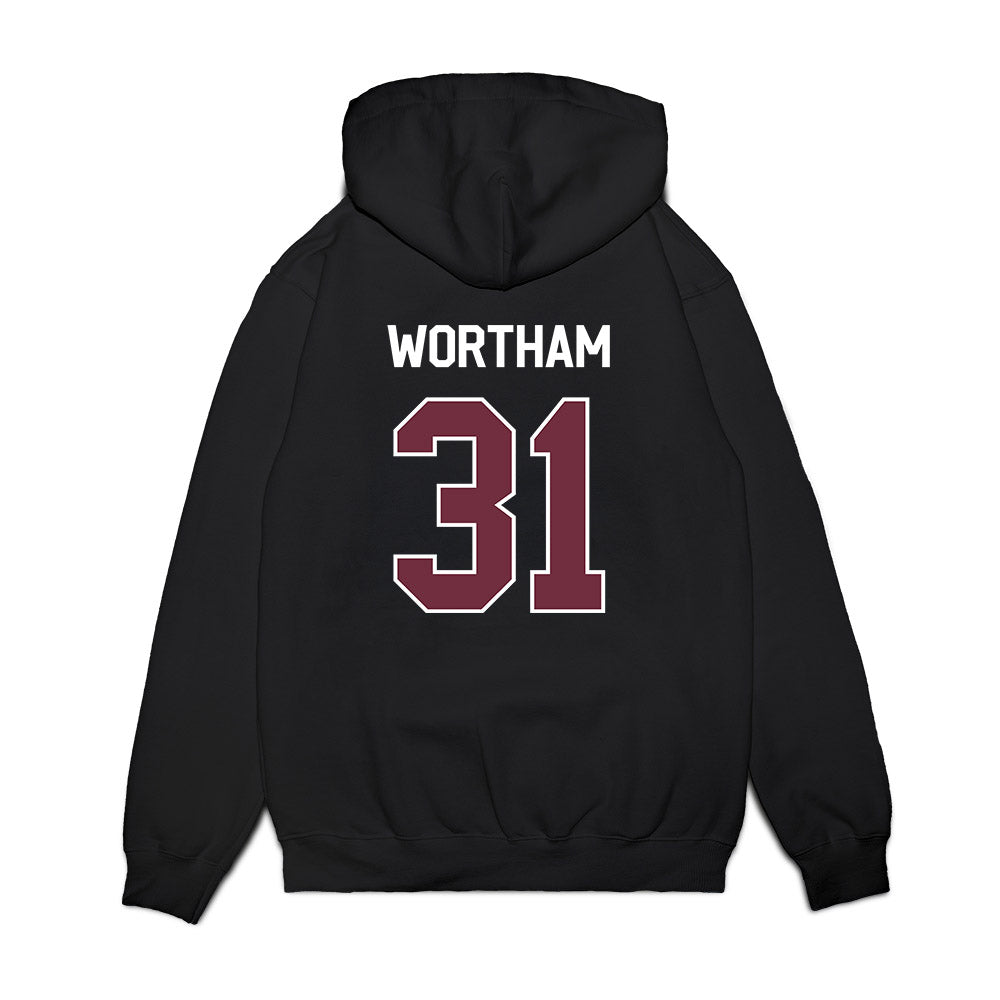 Mississippi State - NCAA Baseball : Charlie Wortham - Classic Shersey Premium Hooded Sweatshirt-1