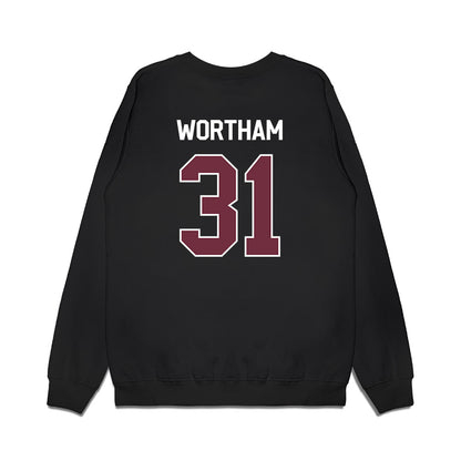 Mississippi State - NCAA Baseball : Charlie Wortham - Classic Shersey Premium Crewneck Sweatshirt-1