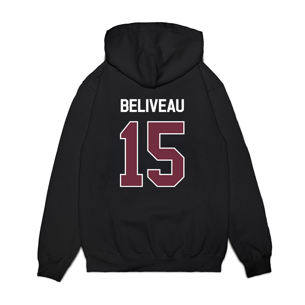 Mississippi State - NCAA Baseball : Tanner Beliveau - Classic Shersey Premium Hooded Sweatshirt-1