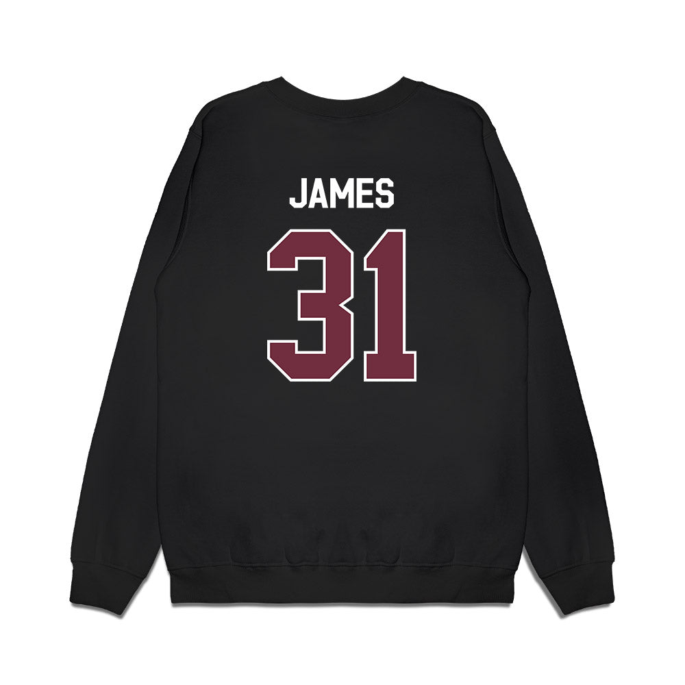 Mississippi State - NCAA Football : Lakendrick James - Classic Shersey Premium Crewneck Sweatshirt-1