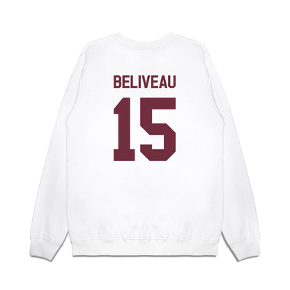 Mississippi State - NCAA Baseball : Tanner Beliveau - Classic Shersey Premium Crewneck Sweatshirt-1