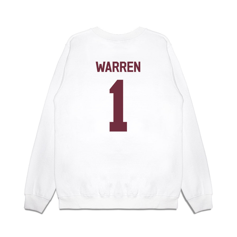 Mississippi State - NCAA Men's Basketball : Dellquan Warren - Classic Shersey Premium Crewneck Sweatshirt-1