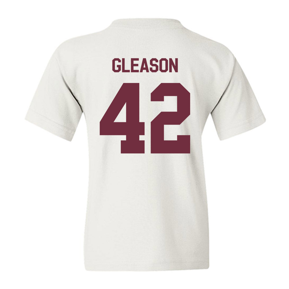 Mississippi State - NCAA Baseball : Jack Gleason - Classic Shersey Youth T-Shirt-1