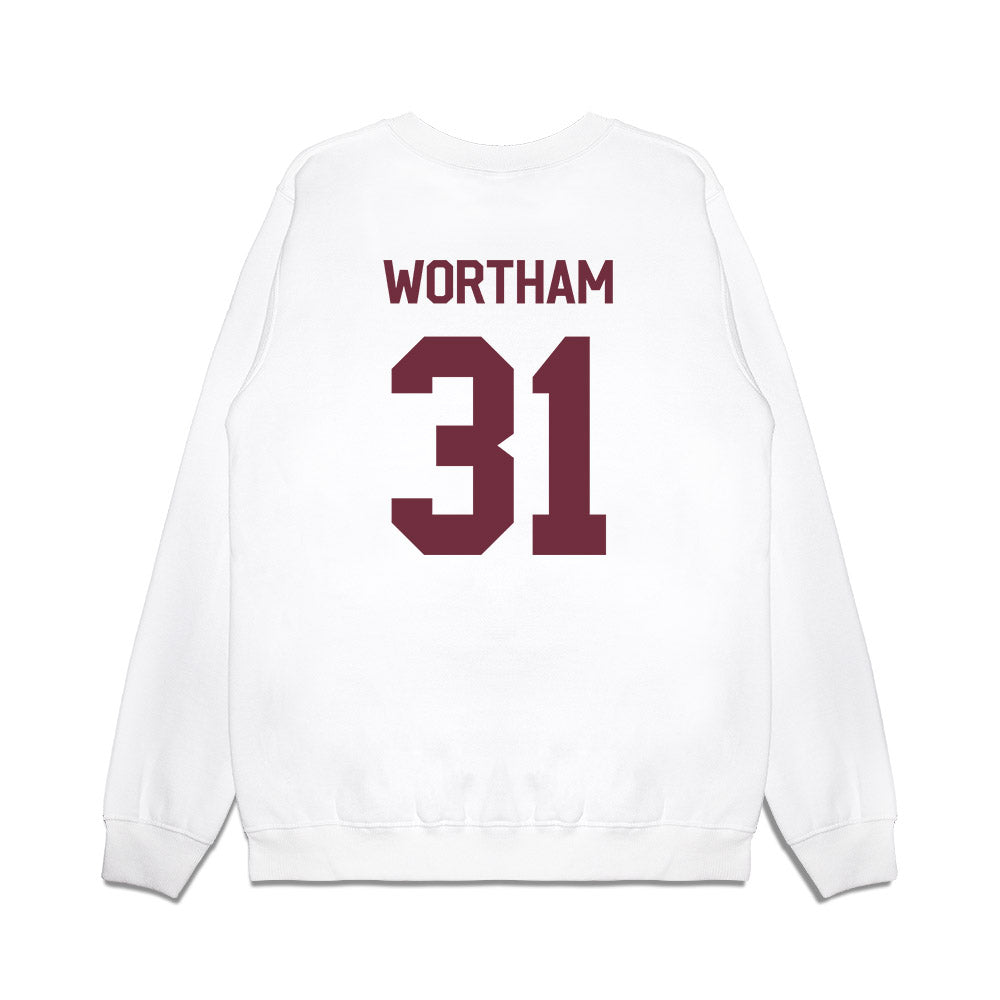 Mississippi State - NCAA Baseball : Charlie Wortham - Classic Shersey Premium Crewneck Sweatshirt-1