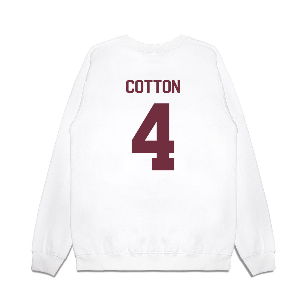 Mississippi State - NCAA Football : Zayion Cotton - Classic Shersey Premium Crewneck Sweatshirt-1