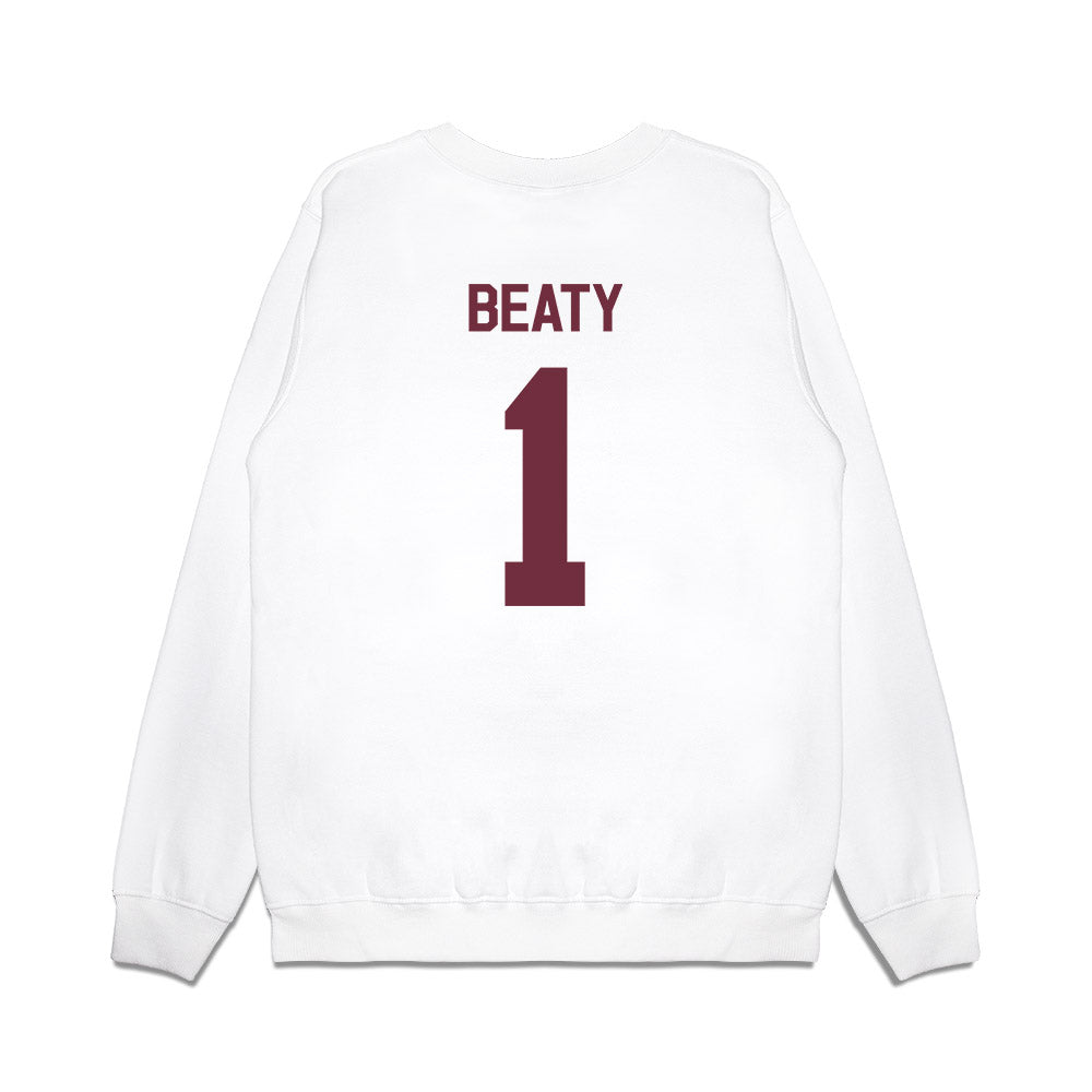 Mississippi State - NCAA Women's Basketball : Reese Beaty - Classic Shersey Premium Crewneck Sweatshirt-1