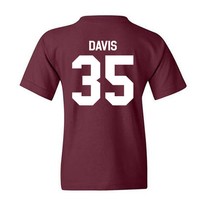 Mississippi State - NCAA Baseball : Ben Davis - Classic Shersey Youth T-Shirt-1