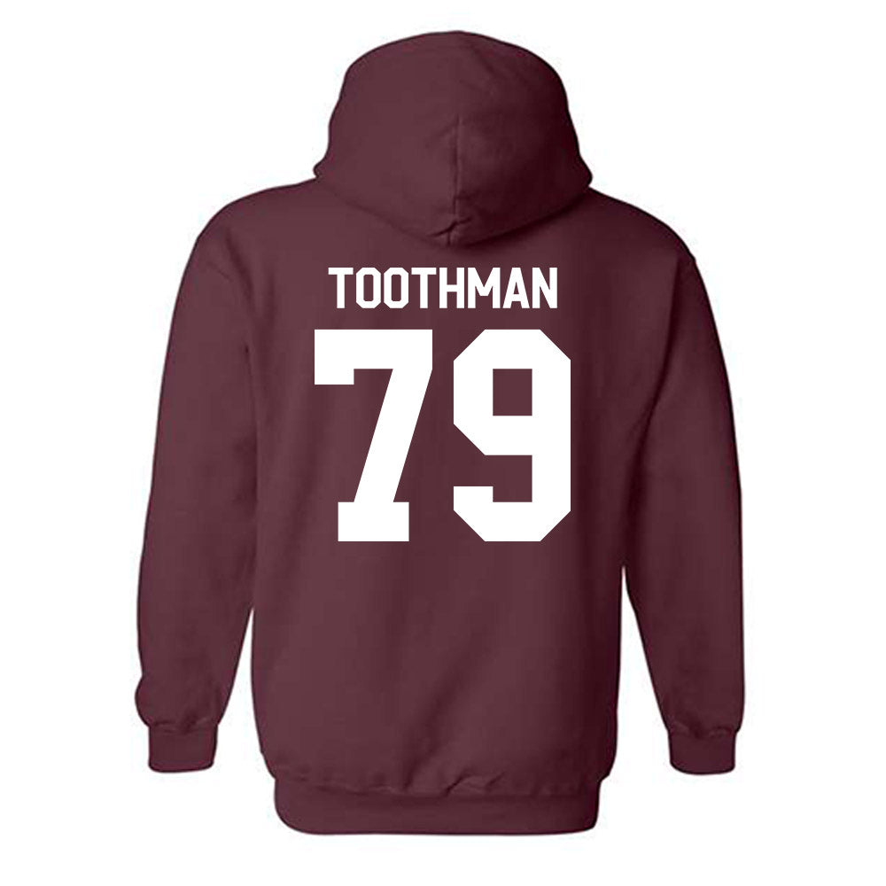 Mississippi State - NCAA Football : Dalton Toothman - Classic Shersey Hooded Sweatshirt-1