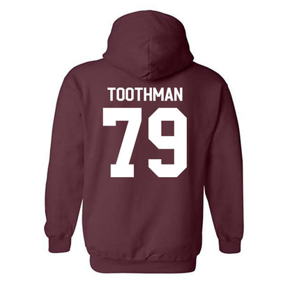 Mississippi State - NCAA Football : Dalton Toothman - Classic Shersey Hooded Sweatshirt-1