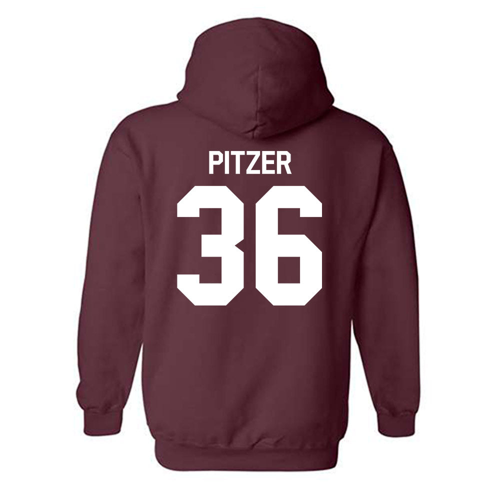 Mississippi State - NCAA Baseball : Tyler Pitzer - Classic Shersey Hooded Sweatshirt-1