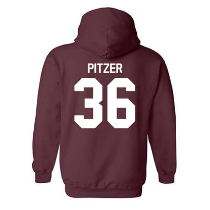 Mississippi State - NCAA Baseball : Tyler Pitzer - Classic Shersey Hooded Sweatshirt-1