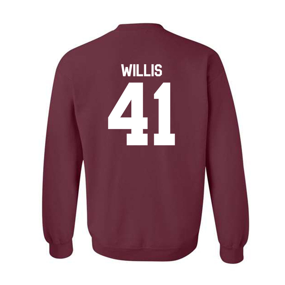 Mississippi State - NCAA Football : Tyshun Willis - Classic Shersey Crewneck Sweatshirt-1
