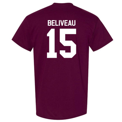 Mississippi State - NCAA Baseball : Tanner Beliveau - Classic Shersey T-Shirt-1