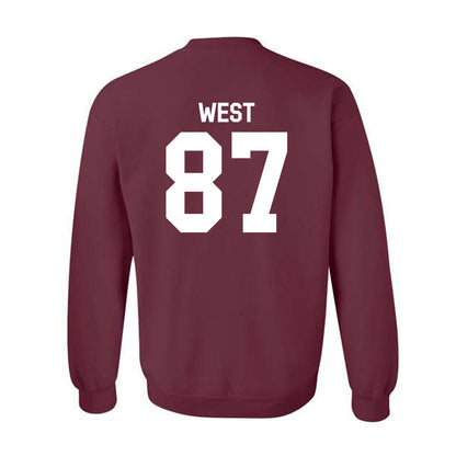 Mississippi State - NCAA Football : Sam West - Classic Shersey Crewneck Sweatshirt-1