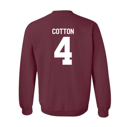 Mississippi State - NCAA Football : Zayion Cotton - Classic Shersey Crewneck Sweatshirt-1