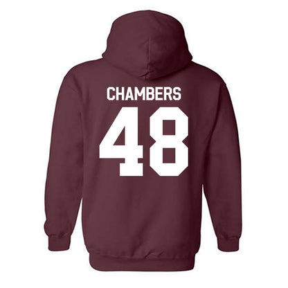 Mississippi State - NCAA Football : Hayden Chambers - Classic Shersey Hooded Sweatshirt-1