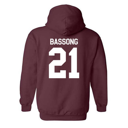 Mississippi State - NCAA Men's Basketball : Thomas Bassong - Classic Shersey Hooded Sweatshirt-1