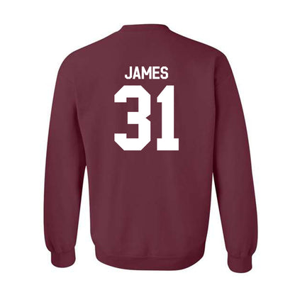 Mississippi State - NCAA Football : Lakendrick James - Classic Shersey Crewneck Sweatshirt-1