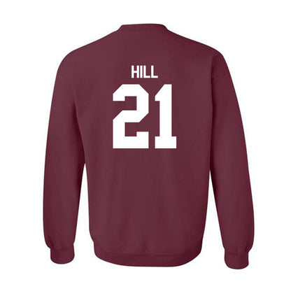 Mississippi State - NCAA Football : JJ Hill - Classic Shersey Crewneck Sweatshirt-1