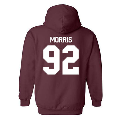 Mississippi State - NCAA Football : Kaleb Morris - Classic Shersey Hooded Sweatshirt-1