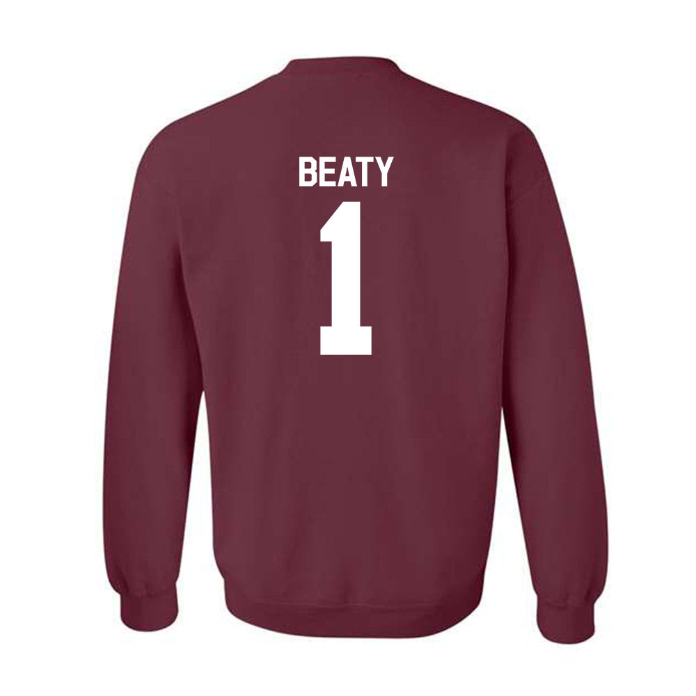Mississippi State - NCAA Women's Basketball : Reese Beaty - Classic Shersey Crewneck Sweatshirt-1