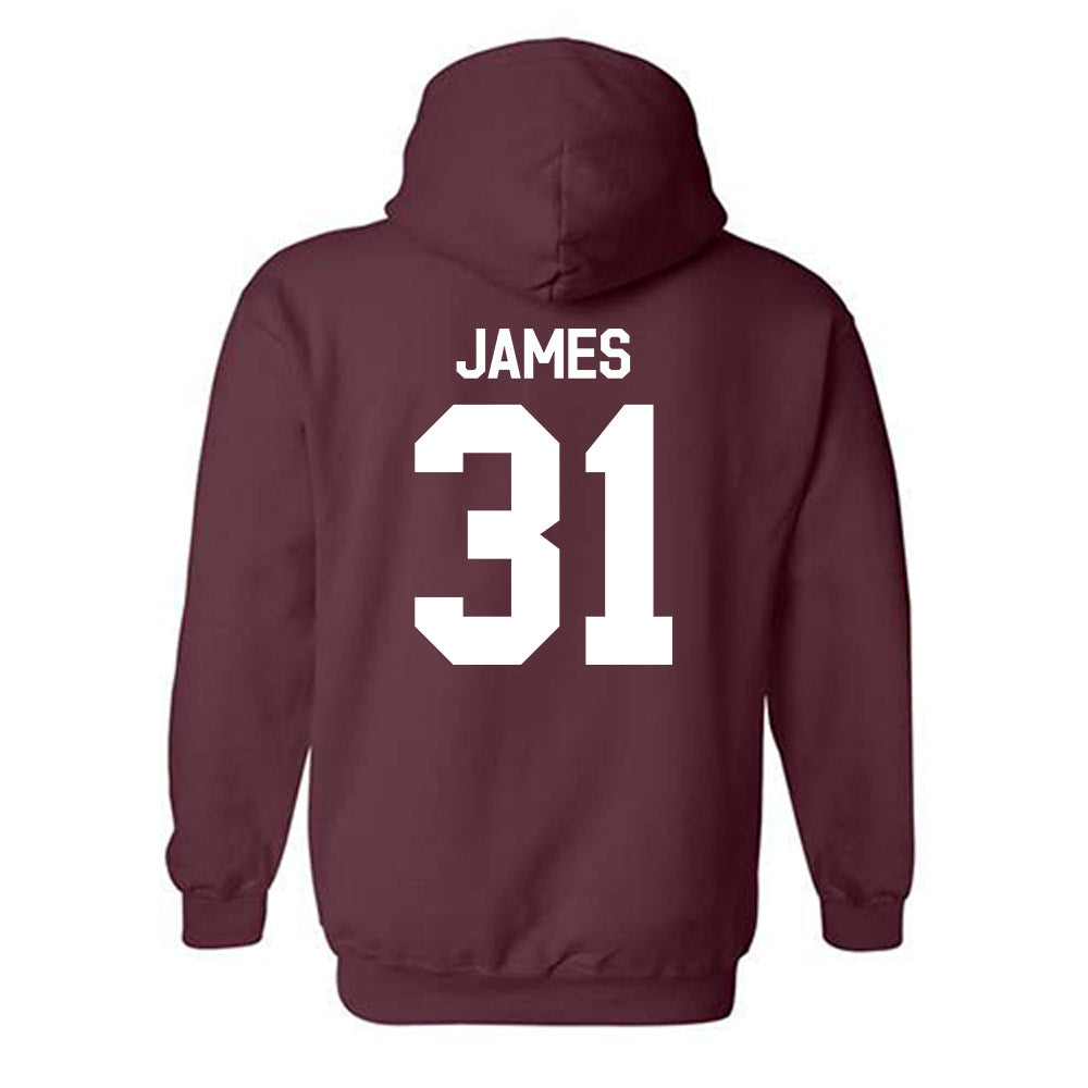 Mississippi State - NCAA Football : Lakendrick James - Classic Shersey Hooded Sweatshirt-1