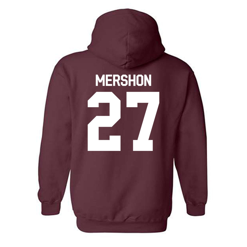 Mississippi State - NCAA Baseball : Peter Mershon - Classic Shersey Hooded Sweatshirt-1